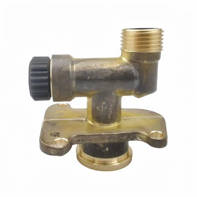 Komponenty złącza wyjściowego podgrzewacza wody